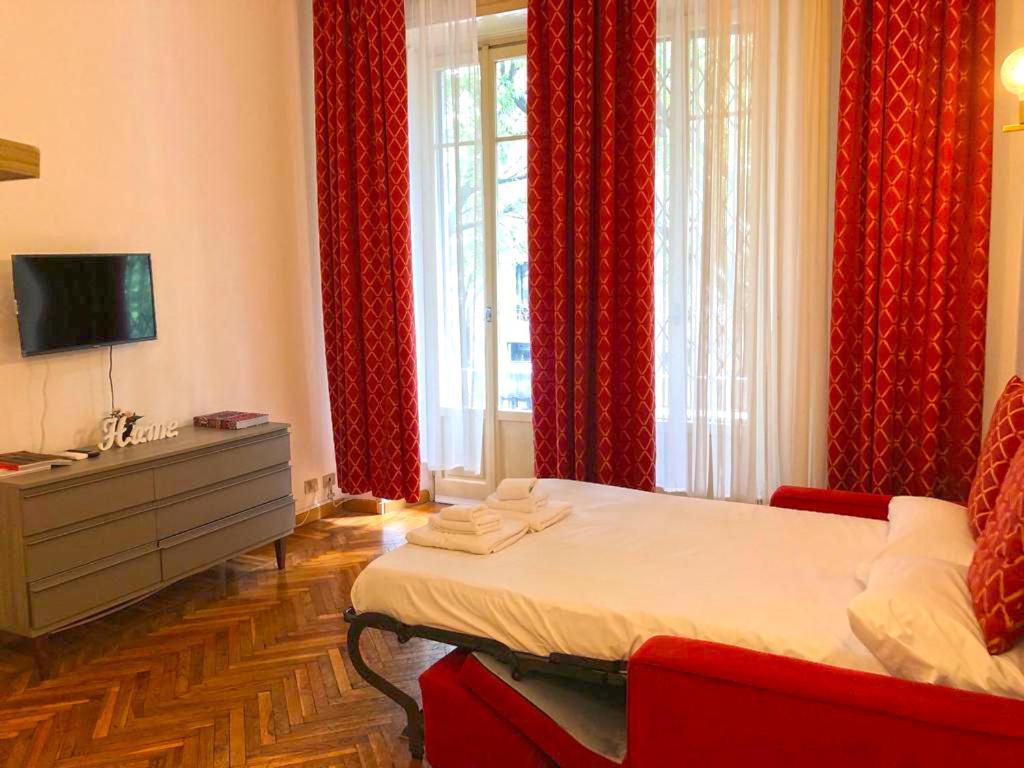 Castel Morrone Apartment Milano Exteriör bild